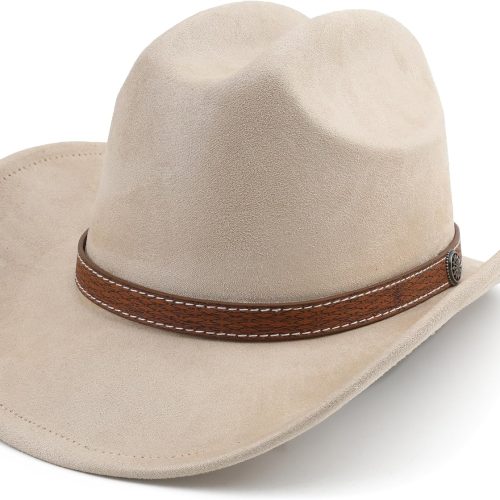 Cowboy Hat with Foldable Brim and Wire Edge